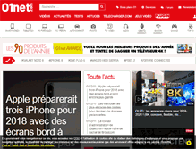 Tablet Screenshot of 01net.com